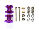 [95540] Lightweight Double Aluminum Rollers (13-12 mm/Purple)