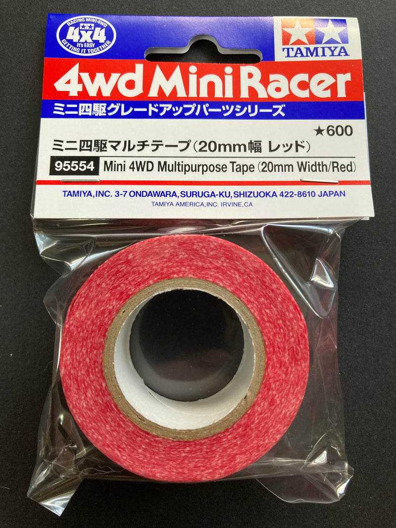 [95554] Mini 4WD Multipurpose Tape (20 mm Width/Red)