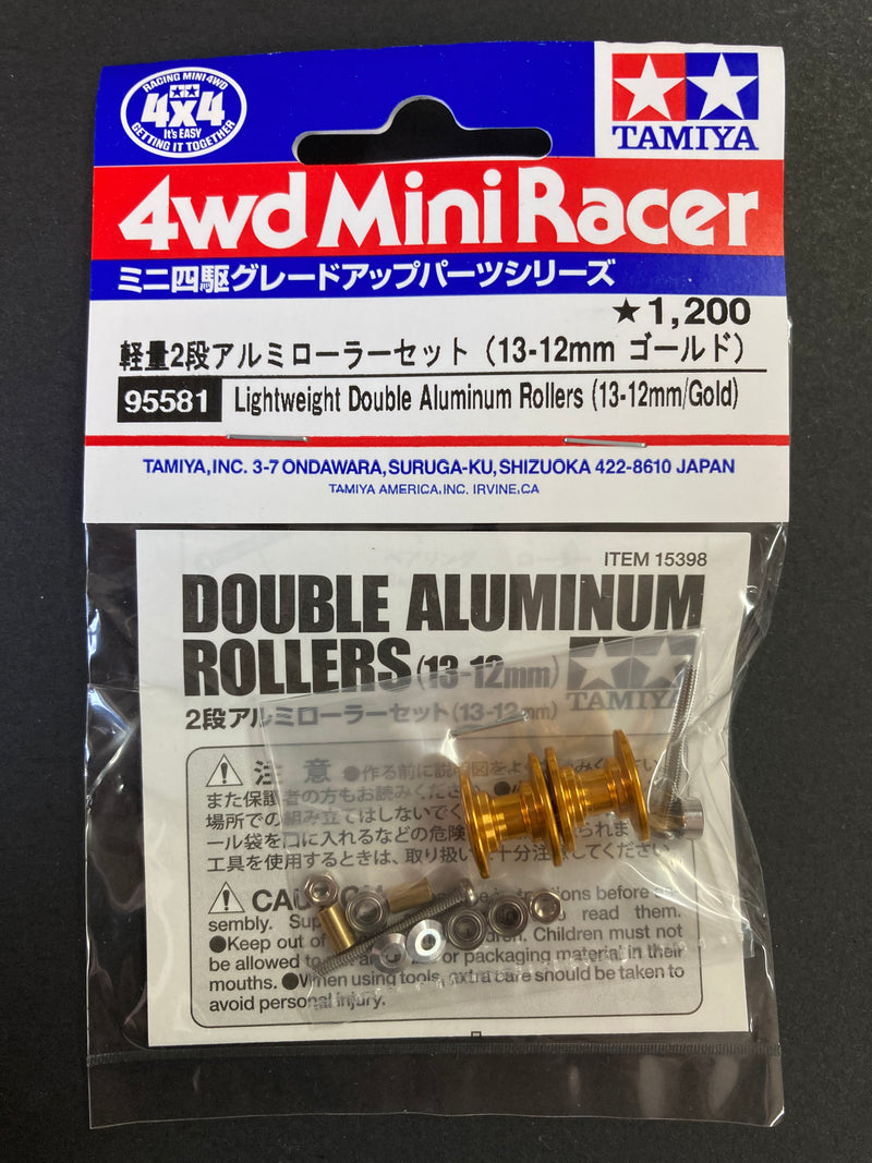 [95581] Lightweight Double Aluminum Rollers (13-12 mm/Gold)