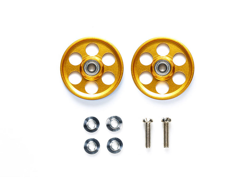 [95582] HG Lightweight 19 mm Aluminum Ball-Race Rollers (Ringless/Gold)