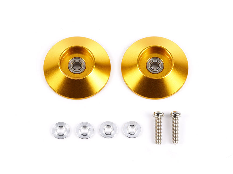 [95583] HG 19 mm Tapered Aluminum Ball-Race Rollers (Ringless/Gold)