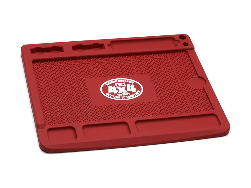 [95594] Mini 4WD HG Maintenance Base (180 x 210 mm) Dark Red