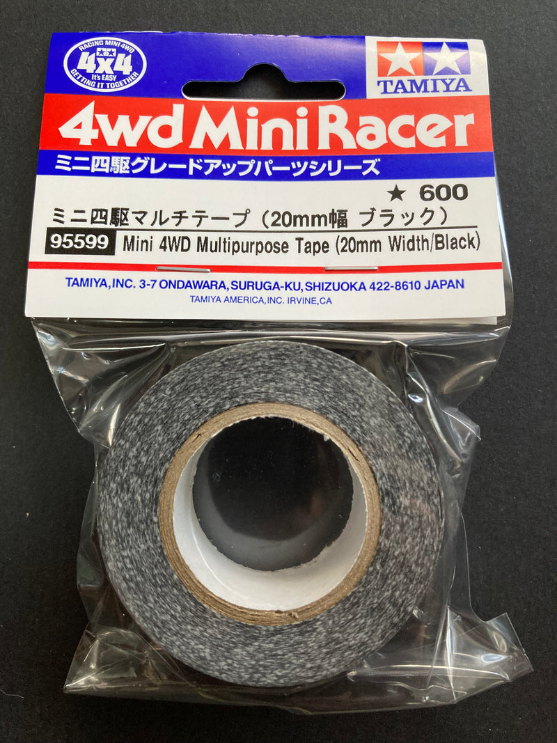 [95599] Mini 4WD Multipurpose Tape (20 mm Width/Black)