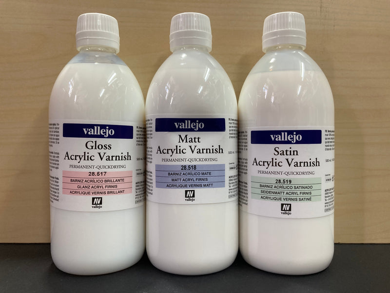 Acrylic Varnish - 水性透明保護漆 500 ml