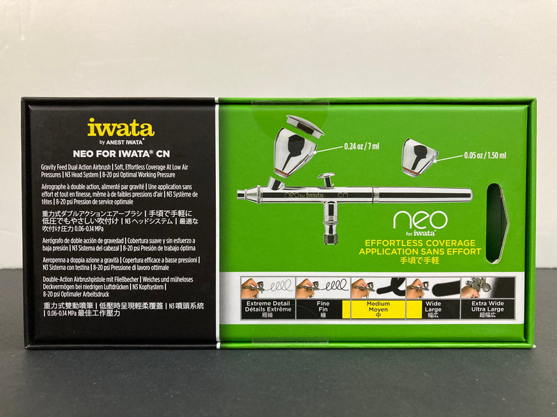 Neo for Iwata CN Gravity Feed 0.35 mm Dual Action Airbrush HP-CN