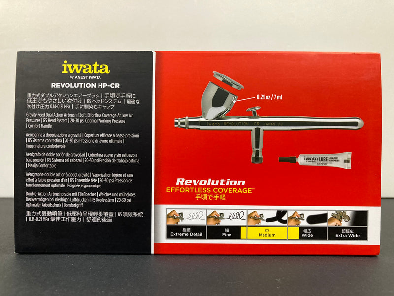 Iwata Revolution HP-CR Gravity Feed Dual Action Airbrush: Anest Iwata-Medea,  Inc.
