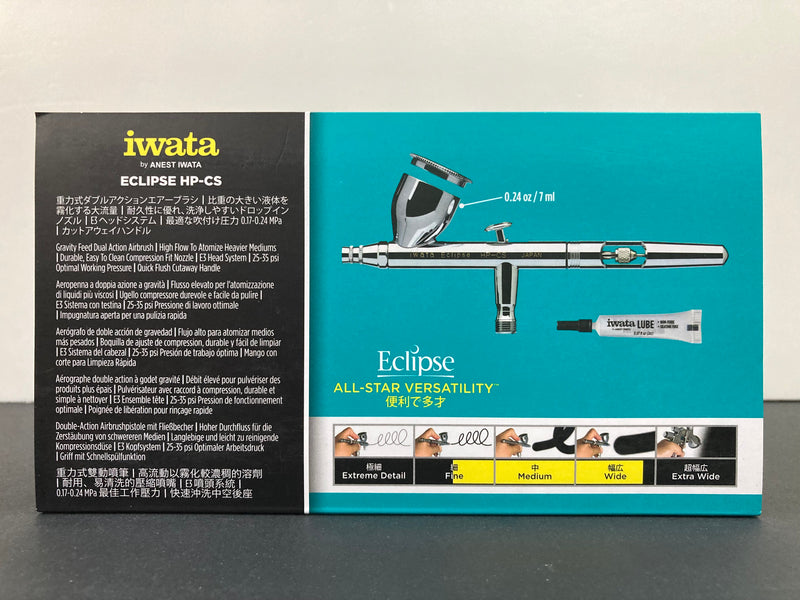 Iwata Eclipse HP-CS Gravity Feed Dual Action Airbrush: Anest Iwata