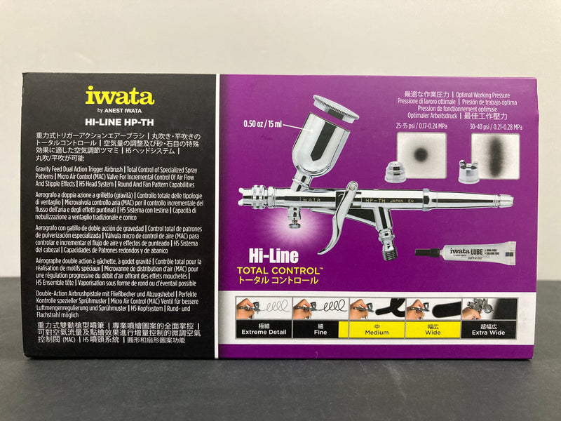 Iwata Hi-Line HP-TH Gravity Feed Dual Action Trigger Airbrush – Opus Art  Supplies