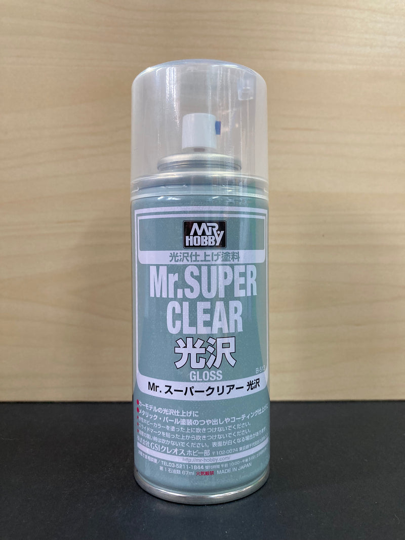 Mr. Super Clear Spray 油性透明光油/保護漆 - 噴罐 (170 ml)