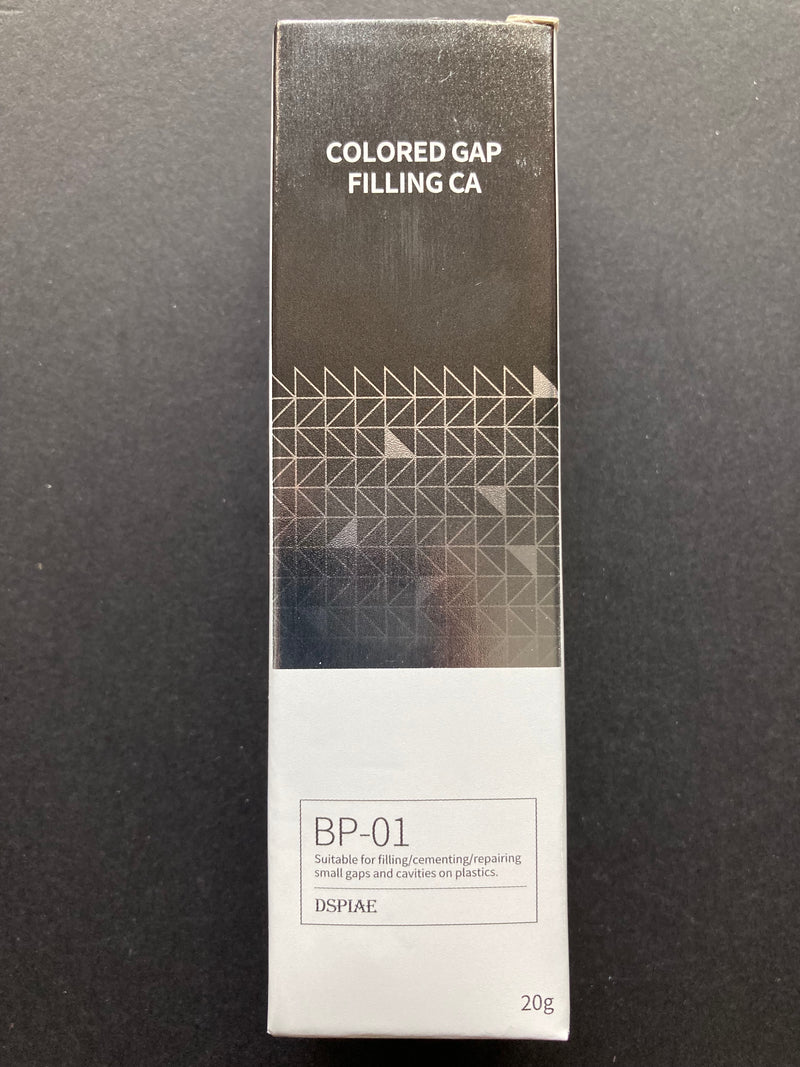 Colored Gap Filling CA Cement & Coagulation Accelerator [Black & White] 填縫膠水及促凝劑 BP