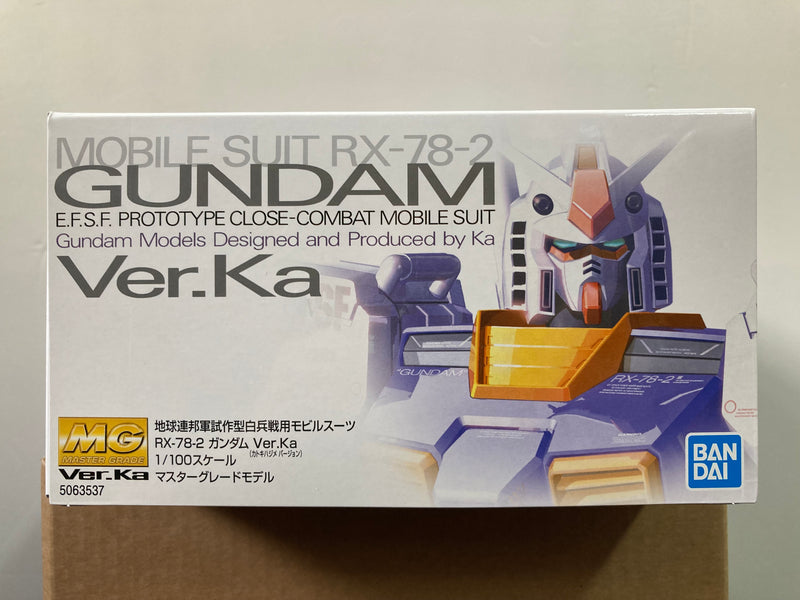 MG 1/100 Mobile Suit RX-78-2 Gundam E.F.S.F. Prototype Close-Combat Mobile Suit Version Ka