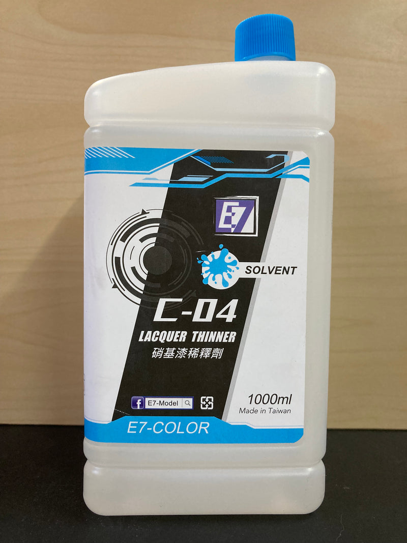 C-04 Lacquer Thinner - Standard Drying Time 硝基漆稀釋劑 (1,000 ml)