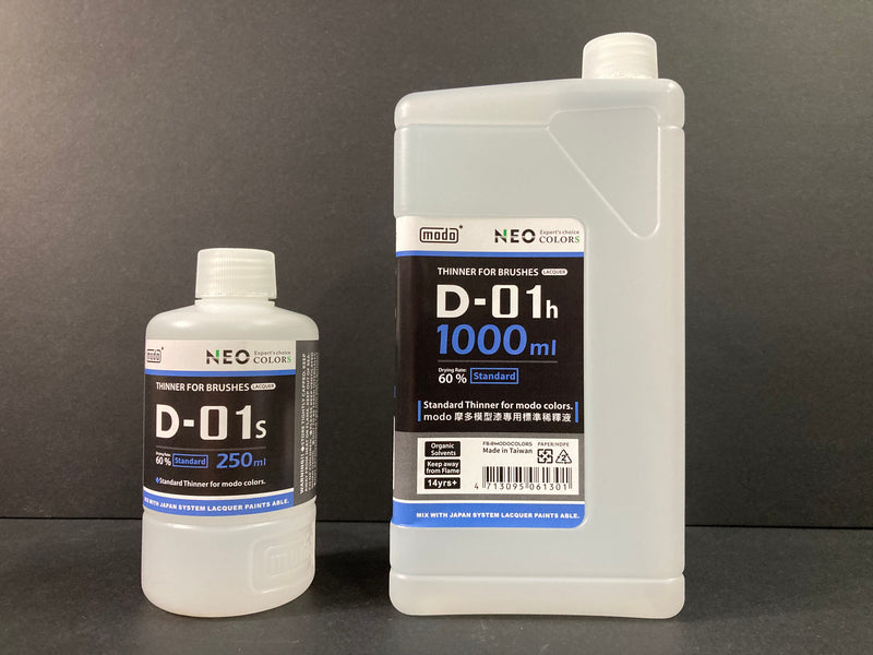 D Series - Standard Type Lacquer Thinner D-01 Neo 模型硝基漆專用標準型稀釋液