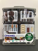 110 Pieces All Purpose Rotary Accessory Storage Kit 709-02