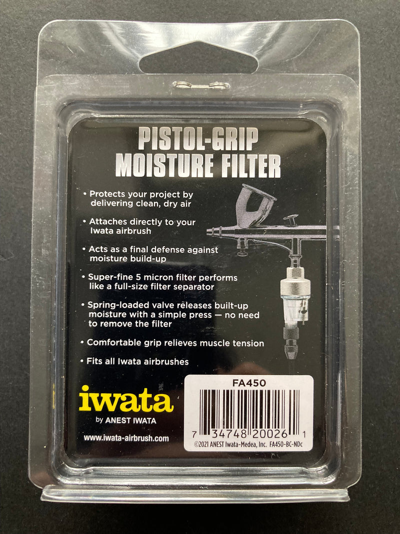 Mini Pistol Grip Moisture Filter HPA-MGF FA450