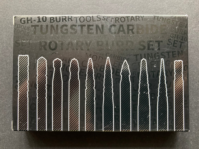 Tungsten Carbide Rotary Burr Set (10 pcs) 鎢鋼打磨頭套裝 GH-10