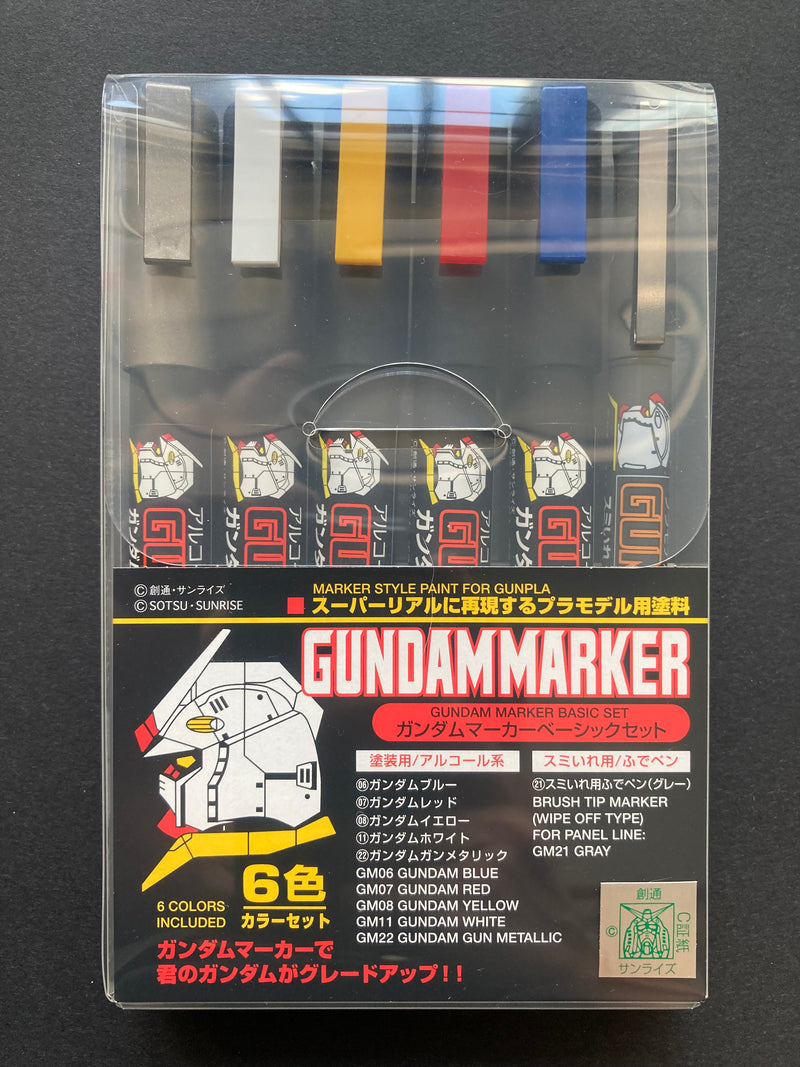 Gundam Marker ~ Basic Colors Set [地球聯邦軍基本色套組]