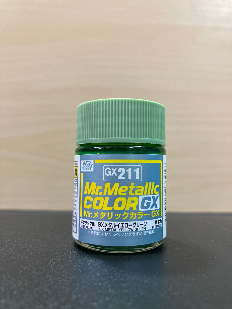 Mr. Metallic Color GX 金屬色系 (18 ml) GX201 ~ GX218