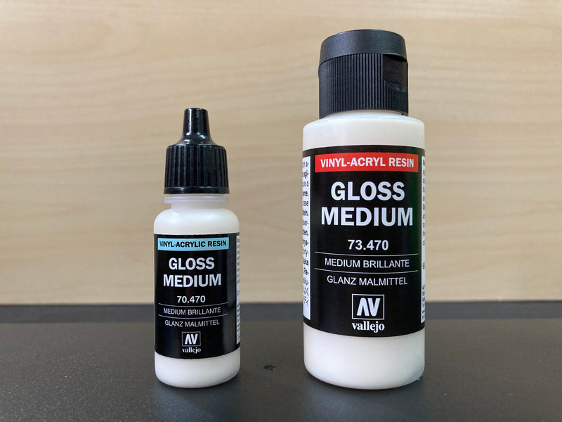 Gloss Medium - 筆塗亮光澤添加劑 17 & 60 ml