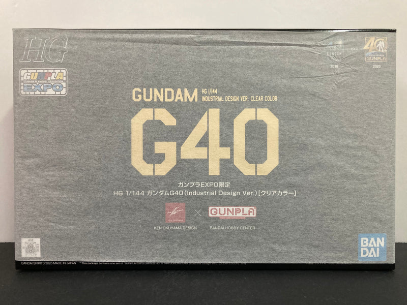 HG 1/144 Gundam G40 Industrial Design Version Gunpla Expo 2020 Clear Color Limited Version
