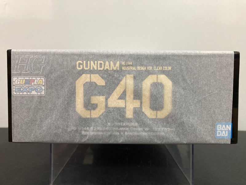 HG 1/144 Gundam G40 Industrial Design Version Gunpla Expo 2020 Clear Color Limited Version