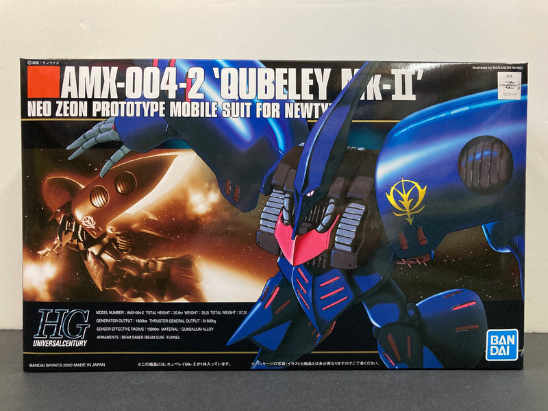 HGUC 1/144 No. 011 AMX-004-2 Qubeley Mk-II Neo Zeon Prototype Mobile Suit for Newtype