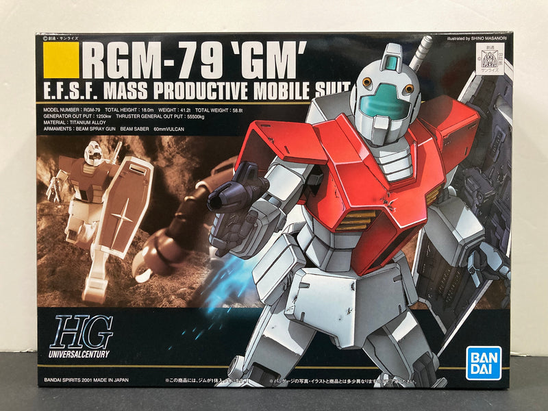 HGUC 1/144 No. 020 RGM-79 GM E.F.S.F. Mass Productive Mobile Suit