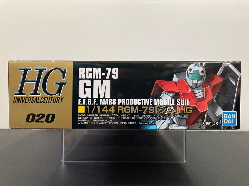 HGUC 1/144 No. 020 RGM-79 GM E.F.S.F. Mass Productive Mobile Suit