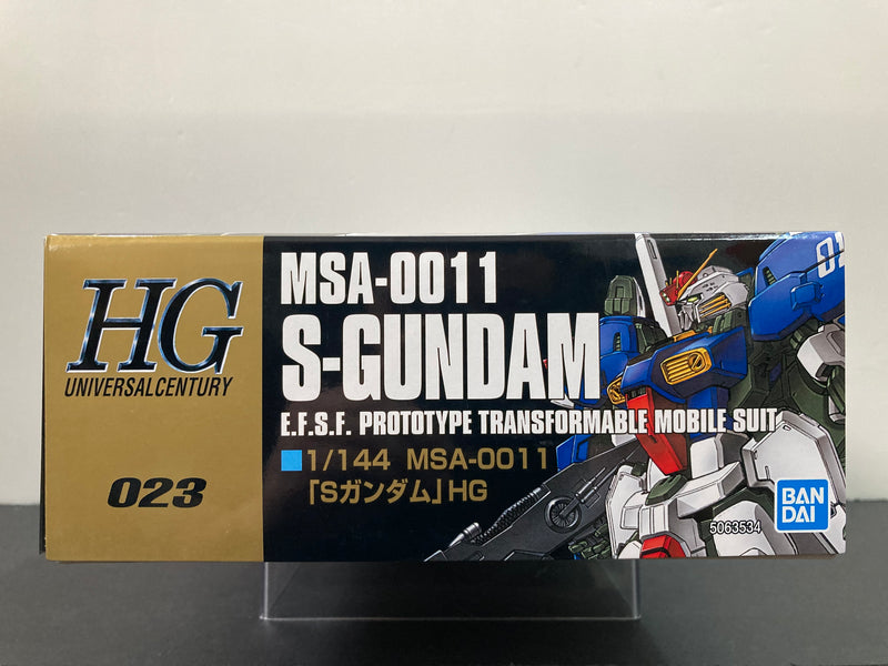 HGUC 1/144 No. 023 MSA-0011 S-Gundam E.F.S.F. Prototype Transformable Mobile Suit
