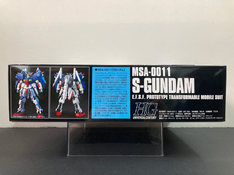 HGUC 1/144 No. 023 MSA-0011 S-Gundam E.F.S.F. Prototype Transformable Mobile Suit