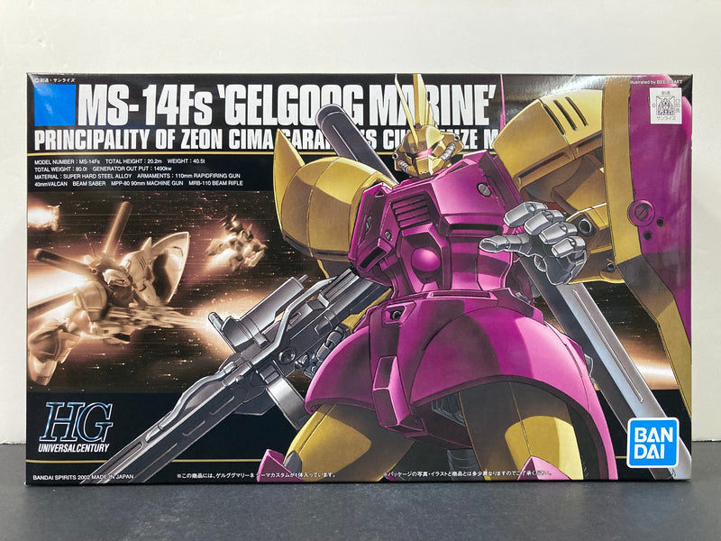 HGUC 1/144 No. 026 MS-14Fs Gelgoog Marine Principality of Zeon Cima Garahau's Customize Mobile Suit