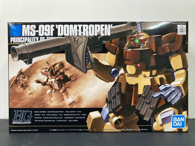 HGUC 1/144 No. 027 MS-09F Dom Tropen Principality of Zeon Mass Productive Valiant Mobile Suit