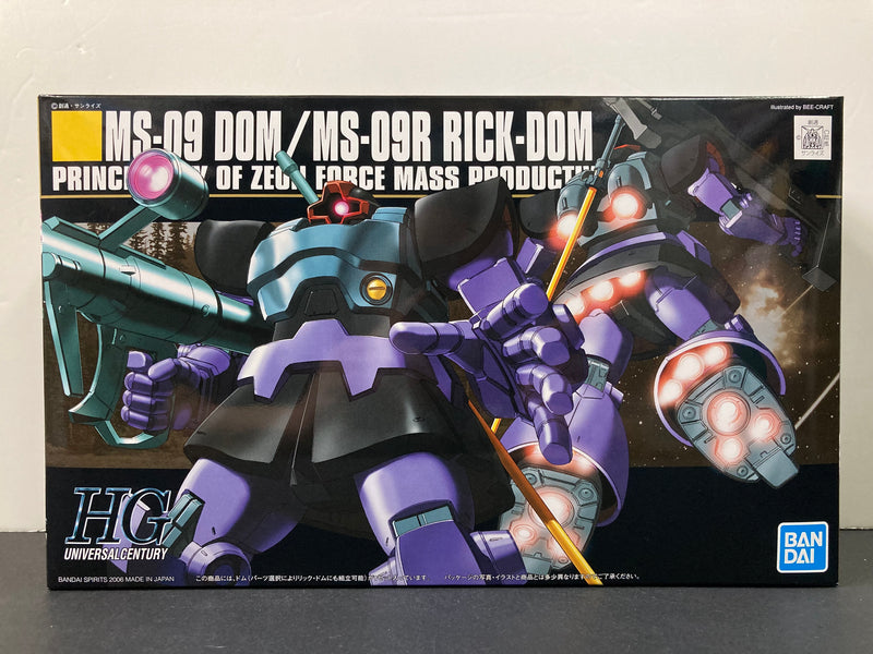 HGUC 1/144 No. 059 MS-09 Dom/MS-09R Rick Dom Principality of Zeon Force Mass Productive Mobile Suit