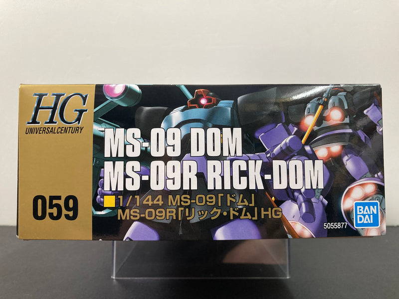 HGUC 1/144 No. 059 MS-09 Dom/MS-09R Rick Dom Principality of Zeon Force Mass Productive Mobile Suit