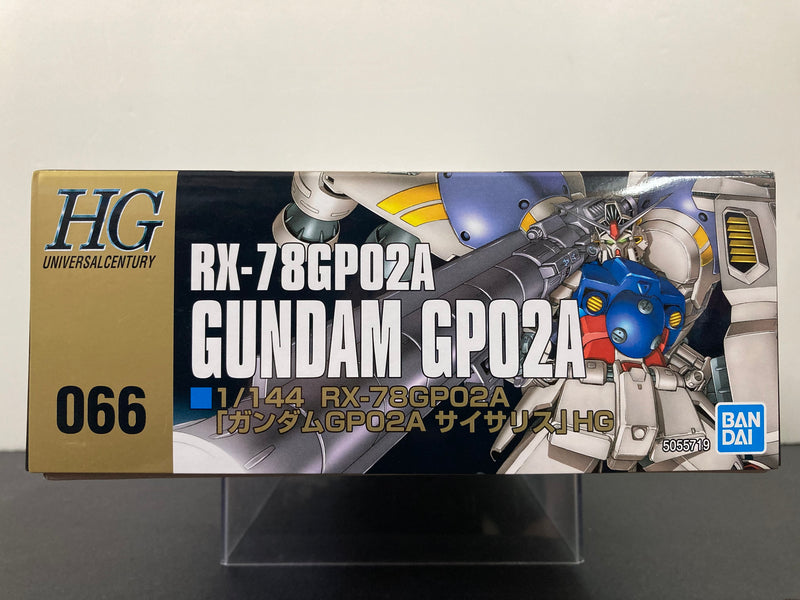 HGUC 1/144 No. 066 RX-78GP02A Gundam GP02A E.F.S.F. Prototype Attack Use Mobile Suit