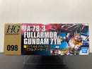 HGUC 1/144 No. 098 FA-78-3 Full Armor Gundam 7th E.F.S.F. Prototype Mobile Suit