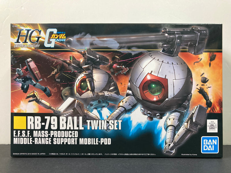 HGUC 1/144 No. 114 RB-79 Ball Twin Set E.F.S.F. Mass-Produced Middle-Range Support Mobile-Pod