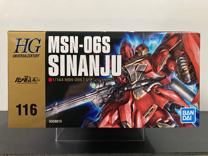 HGUC 1/144 No. 116 MSN-06S Sinanju Neo Zeon Mobile Suit Customized for Newtype
