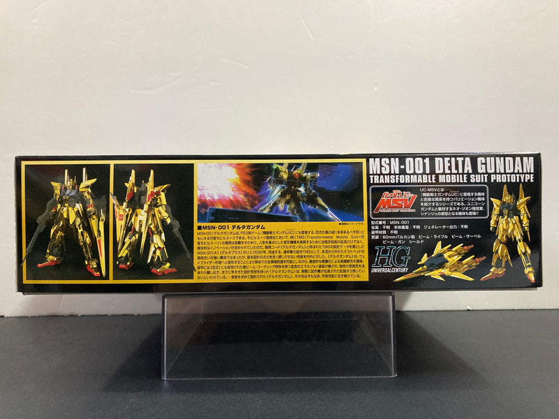 HGUC 1/144 No. 136 MSN-001 Delta Gundam [Gold Coating] Transformable Mobile Suit Prototype