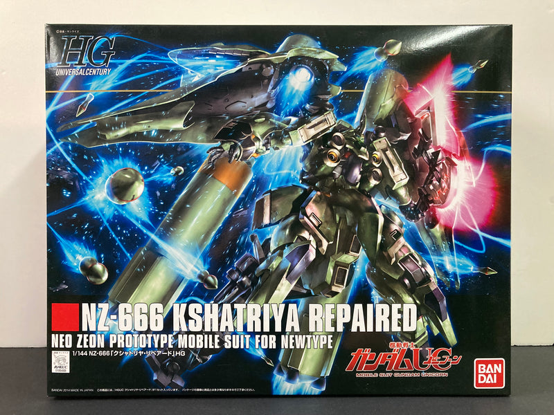 HGUC 1/144 No. 179 NZ-666 Kshatriya Repaired Neo Zeon Prototype Mobile Suit for Newtype