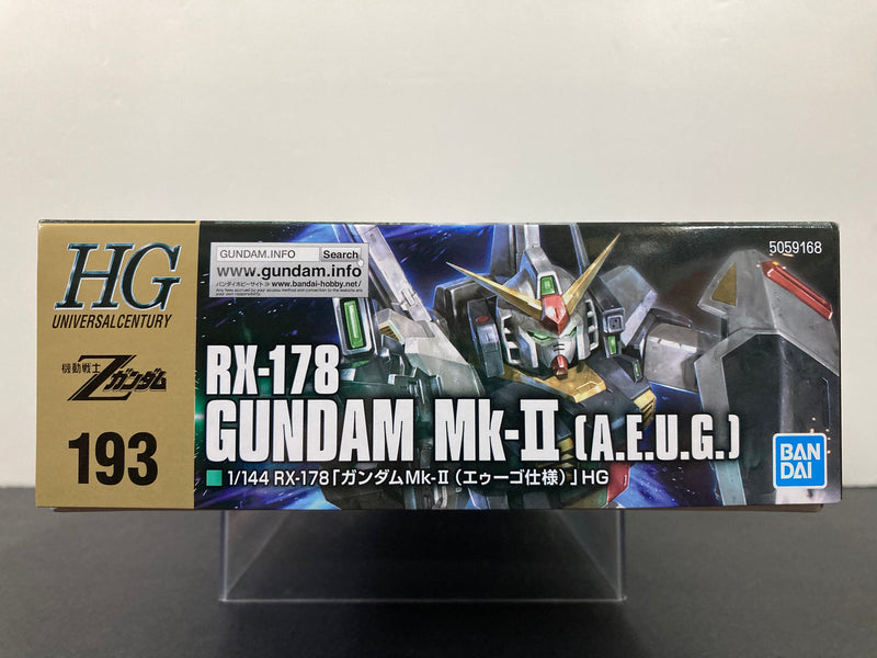 HGUC 1/144 No. 193 RX-178 Gundam Mk-II (A.E.U.G.) A.E.U.G. Prototype Mobile Suit