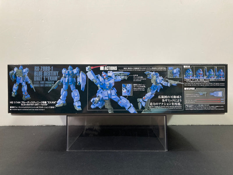 HGUC 1/144 No. 207 RX-79BD-1 Blue Destiny Unit 1 Exam E.F.S.F. First Produced Mobile Suit Custom Type