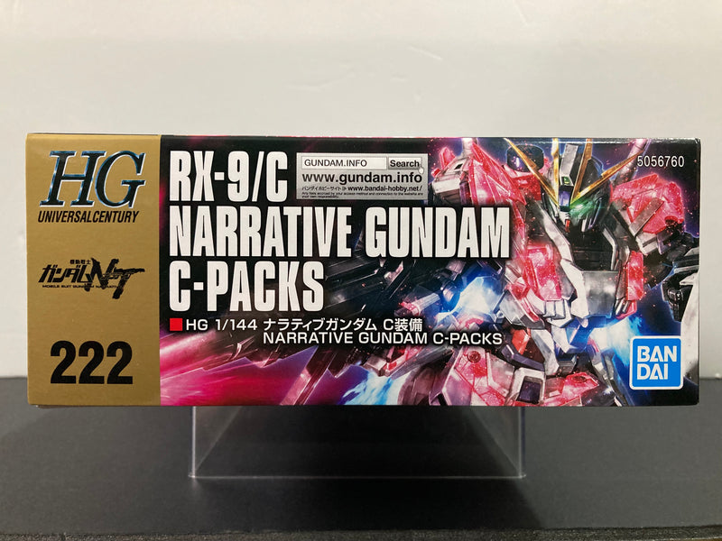 HGUC 1/144 No. 222 RX-9/C Narrative Gundam C-Packs Anaheim Electronics Multipurpose Test Mobile Suit