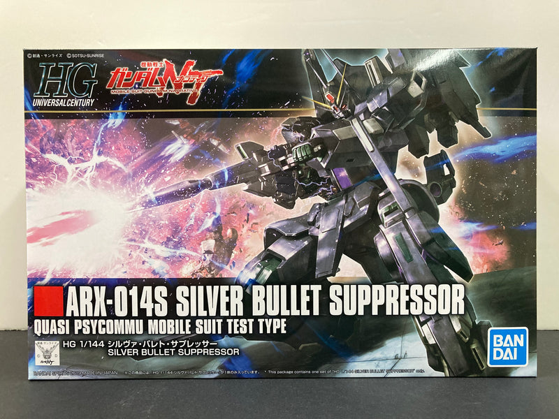 HGUC 1/144 No. 225 ARX-014S Silver Bullet Suppressor Quasi Psycommu Mobile Suit Test Type