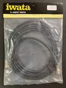 Braided Nylon Air Hose Black 1/4" x 1/8" (3 Meter) HPA-BH32