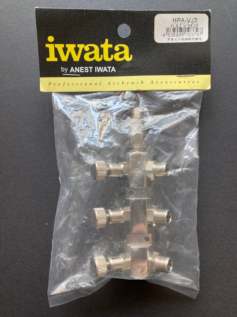 3 Way Valve Joint 1/8" Female - 1/8" Male x 3 HPA-VJ3