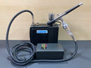 Portable Mini Compressor with Dual Action Airbrush Signature Black Version HS08ADC-KCF