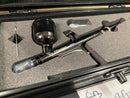 0.3 & 0.5 mm Two in One Gravity Feed Dual Action Airbrush Signature Black Version 2.0 HT-192SE