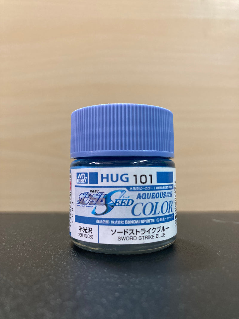 Aqueous Hobby Color: Gundam Seed Color 水性漆 ~ 高達專用色 [半光澤] (10 ml) HUG101 - HUG108
