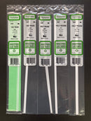 35 cm Opaque White Polystyrene Half Round Strips 聚苯乙烯半圓條